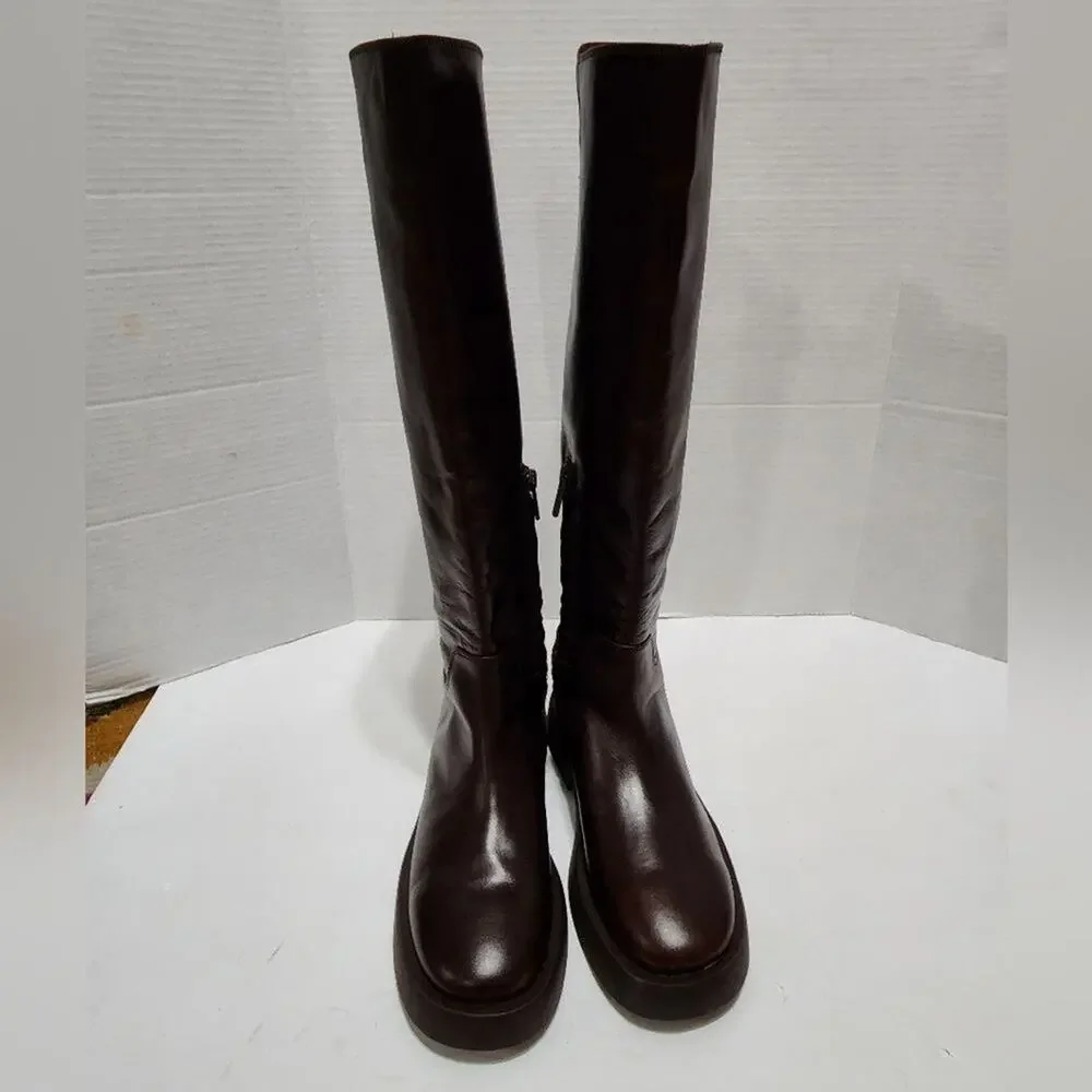 SARTO By Franco‎ Sarto Eliza Knee High Boots Leather Size 7.5 new!!!